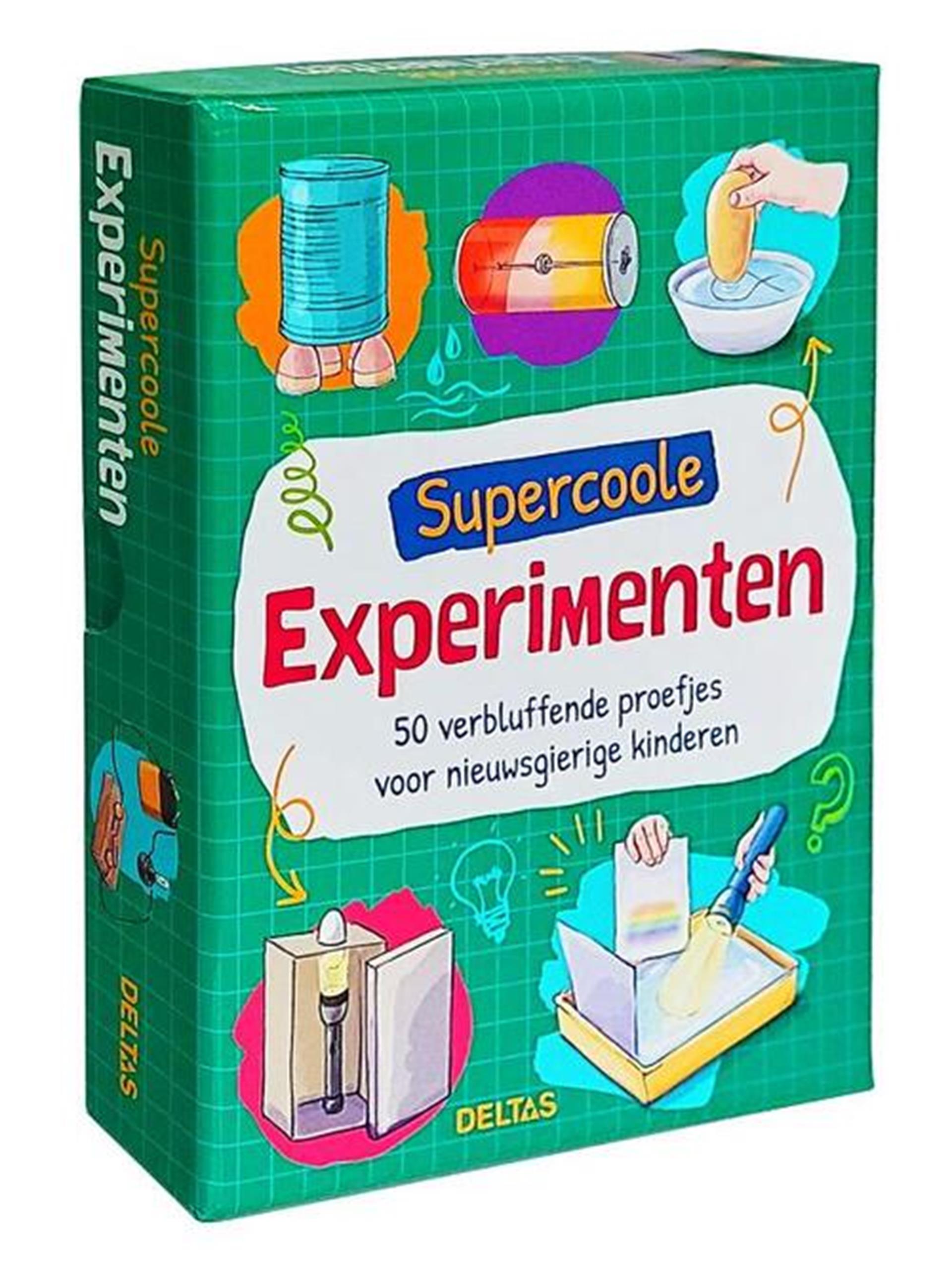 Deltas Super Cool Experimente Box mit Karten