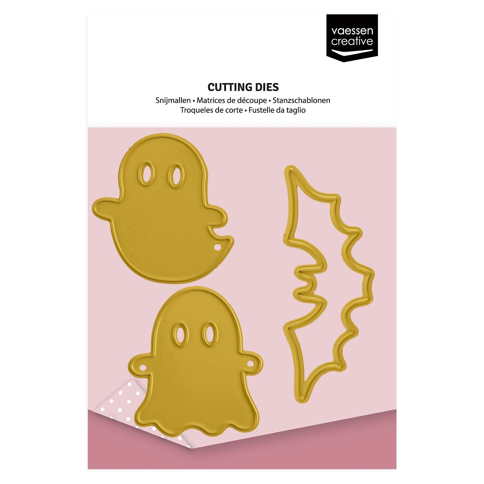 Vaessen creative • Stanz- und Prägeschablonen Geisterfledermausfreunde 3-tlg.