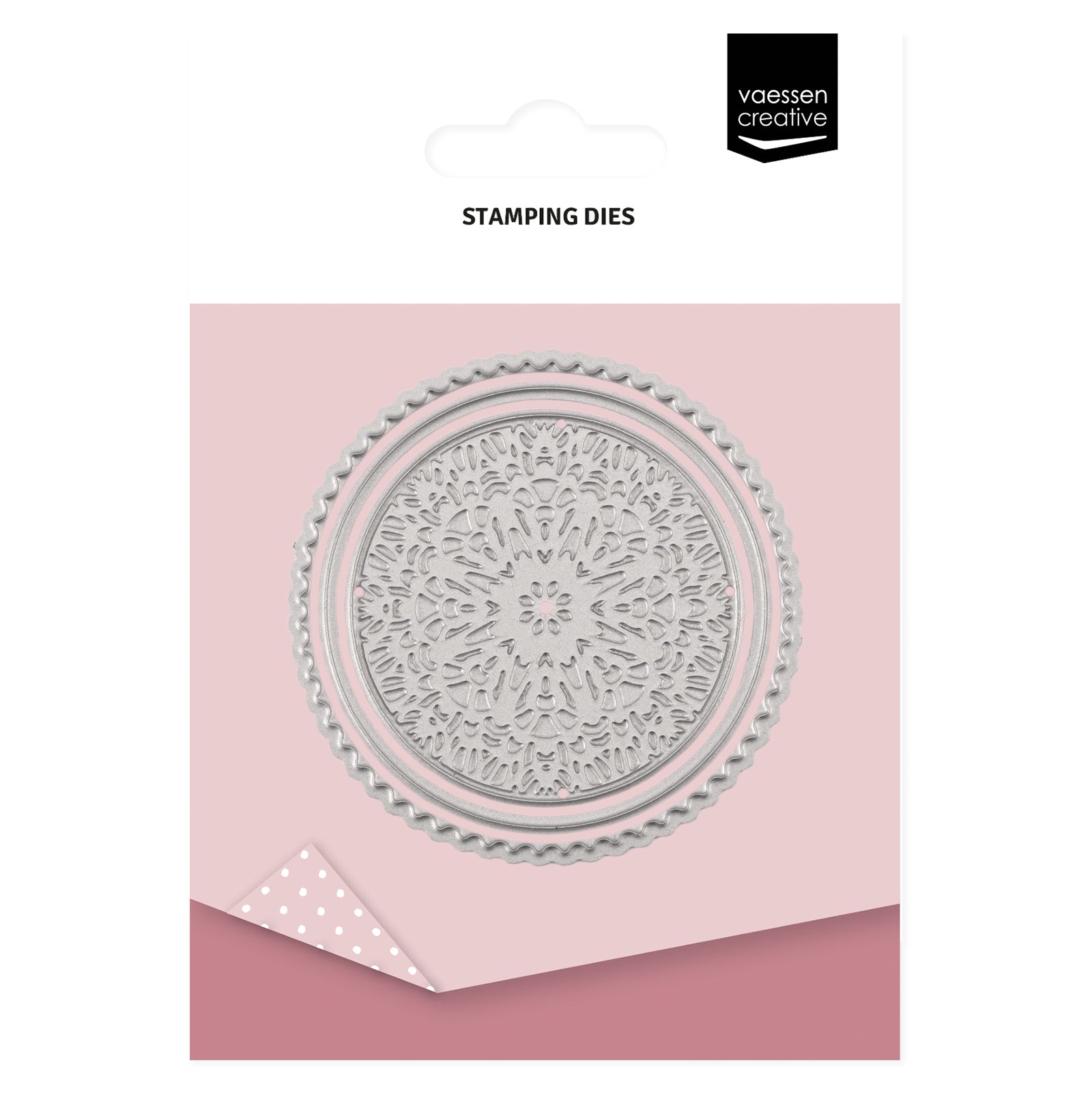 Vaessen creative • Papierstempel ca. ø5,4 cm 3 Stk. stempeln.