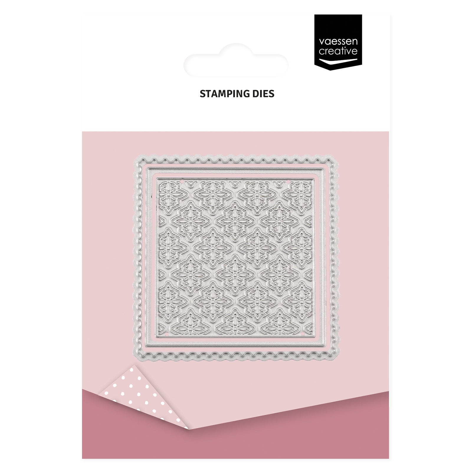 Vaessen creative • stamp the paper stamp quadrat 5,4x5,4cm 3 Stk.