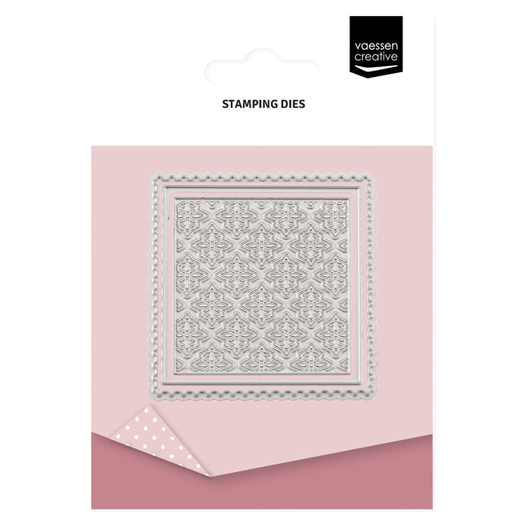 Vaessen creative • stamp the paper stamp quadrat 5,4x5,4cm 3 Stk.
