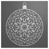 Vaessen creative • 3D-Prägefolder Weihnachtskugel 15x15cm