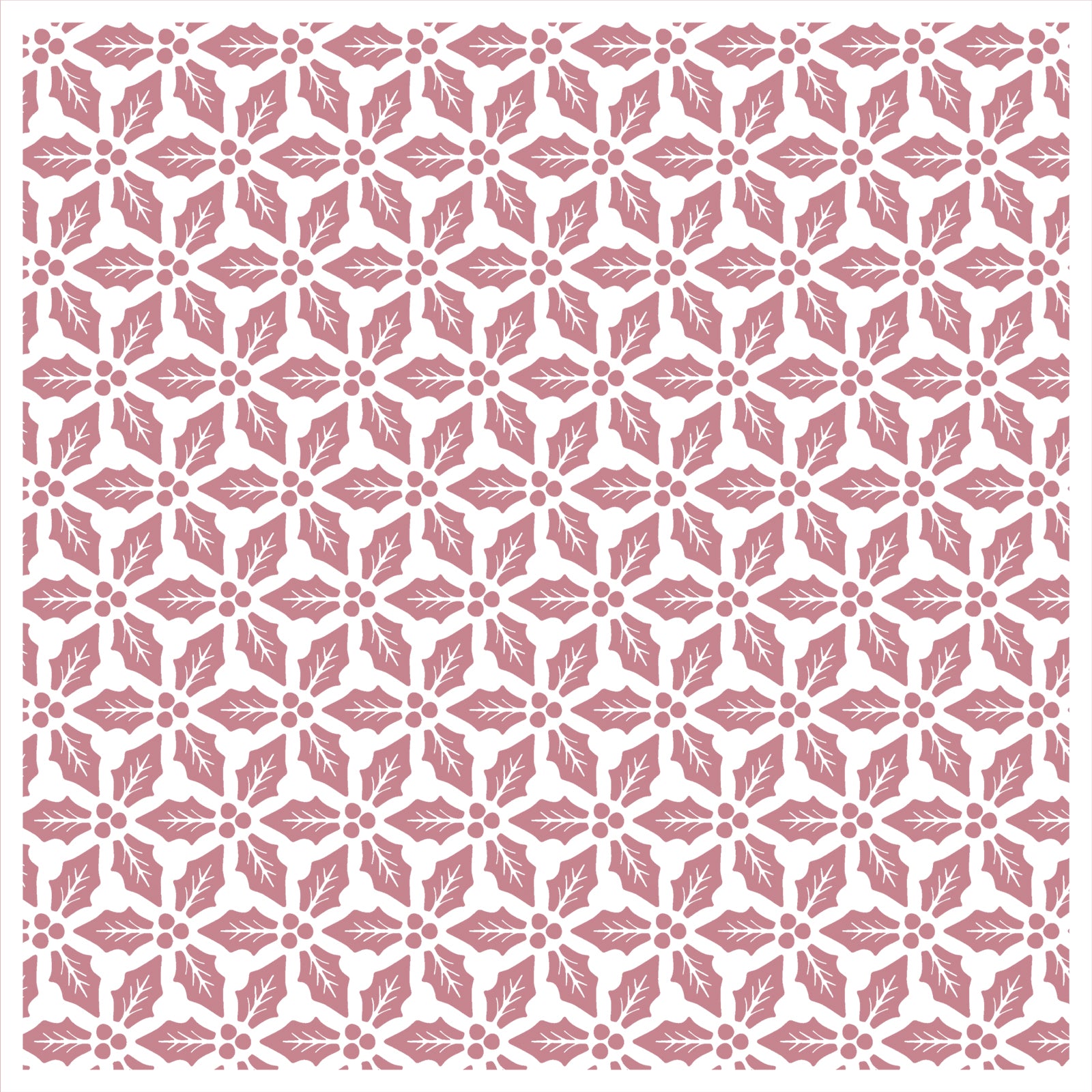Vaessen creative • Vorlage Stechpalmenblätter 15x15cm