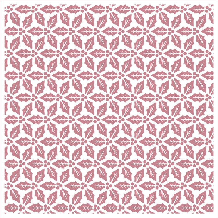 Vaessen creative • Vorlage Stechpalmenblätter 15x15cm