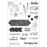 Vaessen creative • Clear Stamps Sentiments 24 Stk. - afbeelding 2