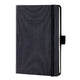 Notizbuch Sigel Chamoispapier 80g m2 10,5x14,8cm Raute 5x5mm gerippt 194 Seiten