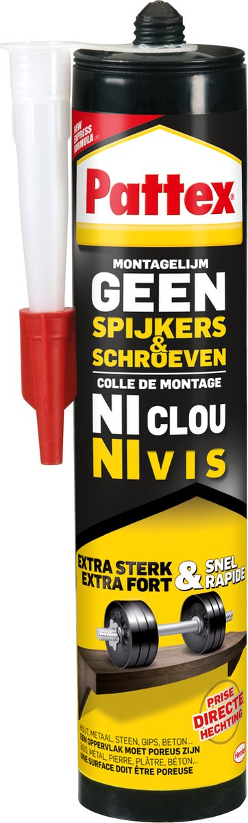 Pattex 1003854 – keine Nägel, keine Schrauben 400gr | 6 Stück