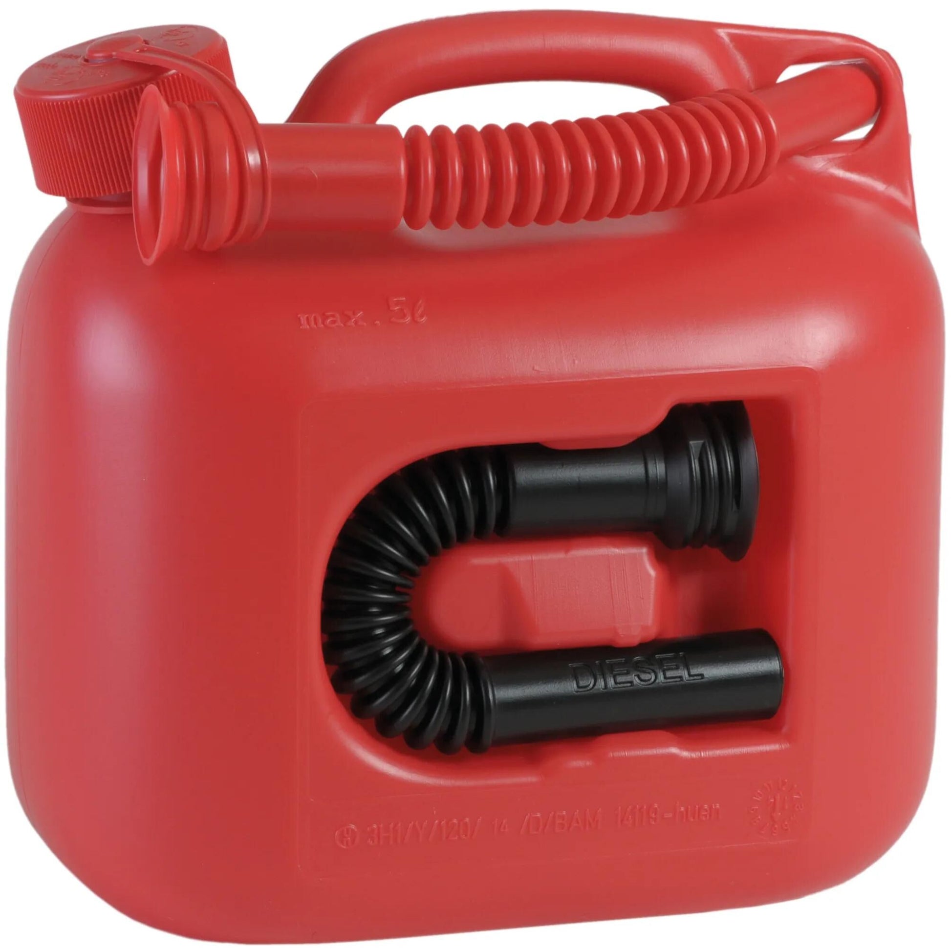 Hünersdorff Benzinkanister 5L Red Plastic, un