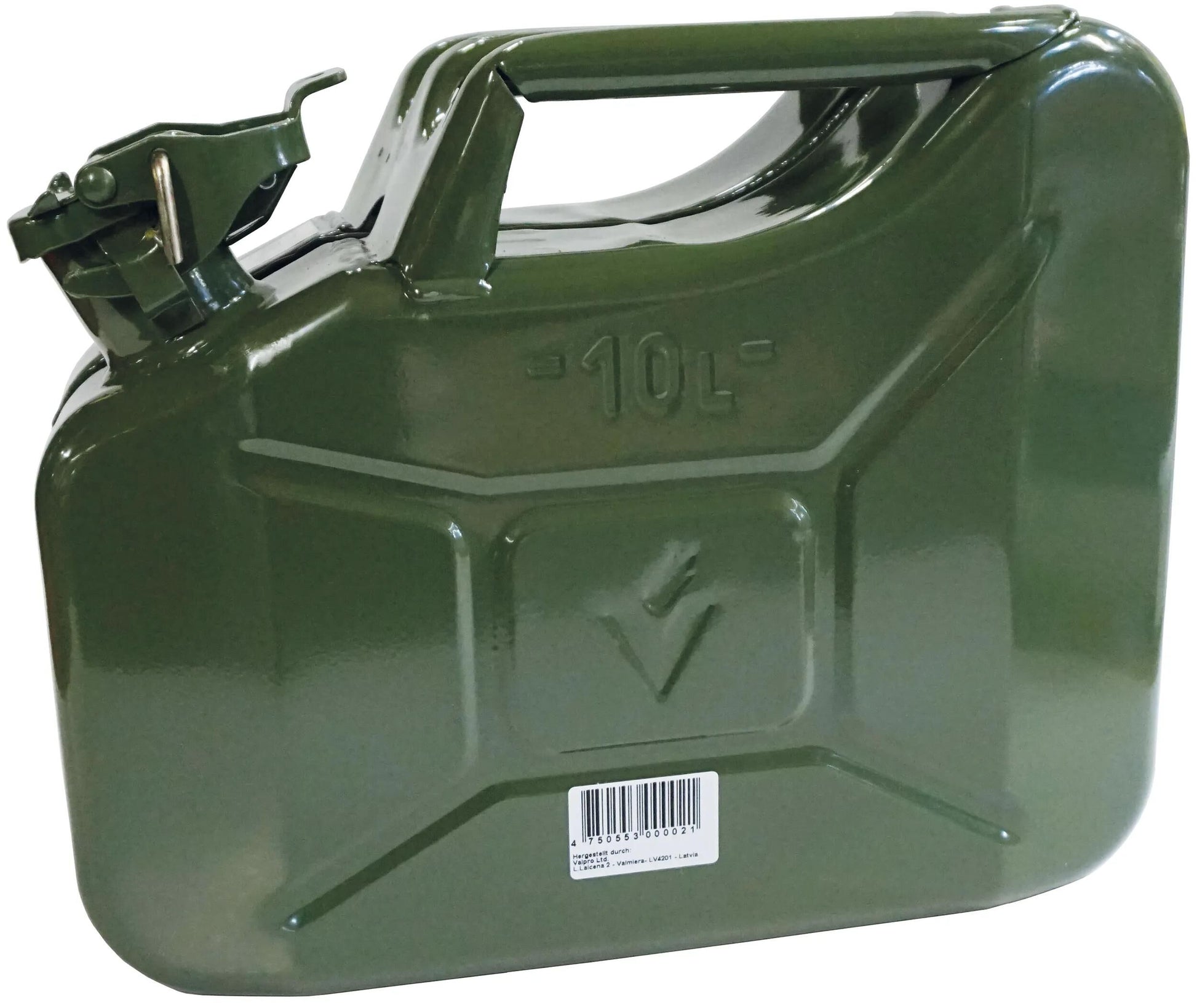 Valpro Wm Fuel Canister 10 LTR Stahlblech