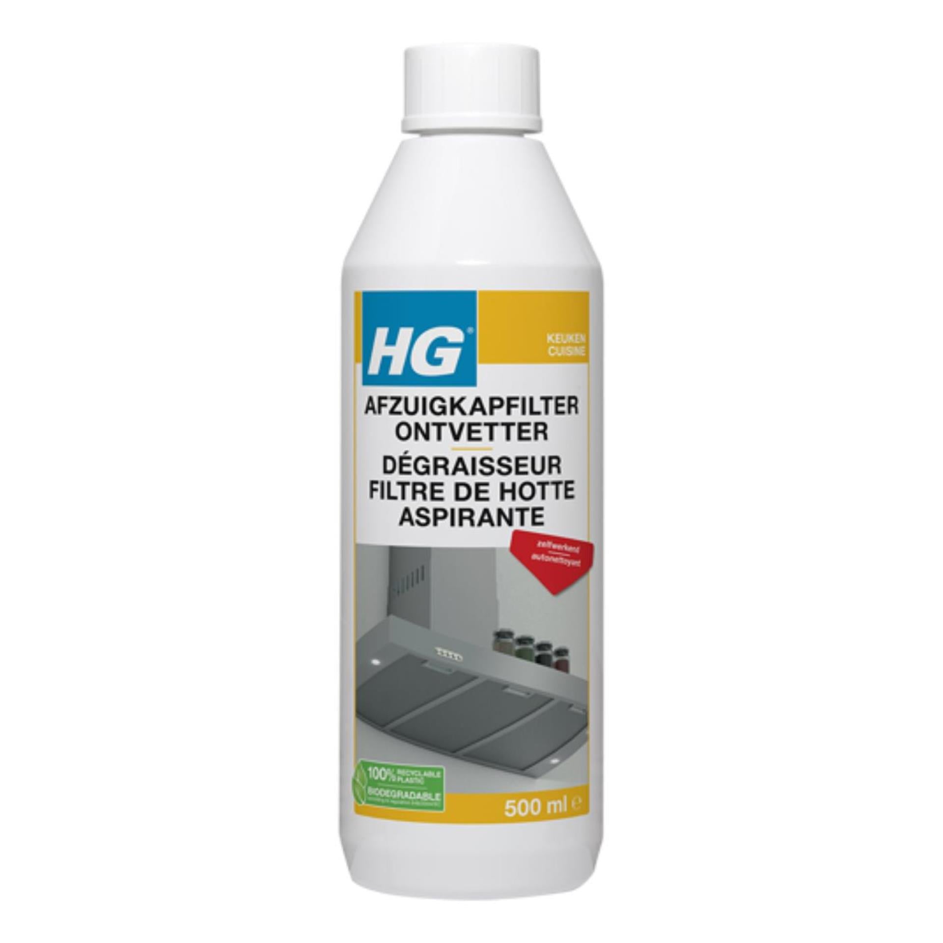 Hg-Filterentfetter für Dunstabzugshauben