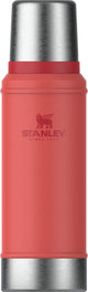 Stanley Classic Legendäre Thermoskanne 750 ml – hält 20 Stunden heiß oder kalt – auslaufsicher – spülmaschinenfest – BPA-frei – für Kaffee, Tee und mehr – Edelstahl-Thermoskanne – Hot Coral