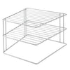 Metaltex Metaltex Space Line Plate Rack 2 Etagen 25x25x19 cm Silber