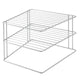 Metaltex Metaltex Space Line Plate Rack 2 Etagen 25x25x19 cm Silber