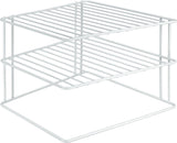 Metaltex Metaltex Silos Space Side Rek 2 Shorts 25x25x19 cm Weiß - afbeelding 1
