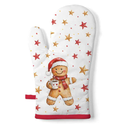 Ambiente Ofenhandschuh Kakao und Kekse 18x30cm Baumwolle