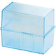 Kartenbehälter Han A7 12,1 x 7,4 x 10,1 cm blau-transparent für 300 Karten
