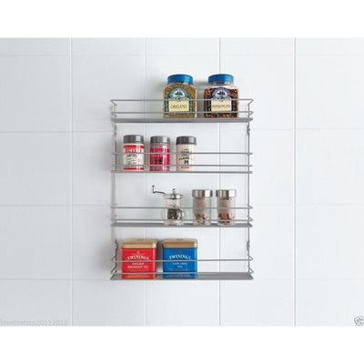 Metaltex Metaltex Space Saver Küche Pepito Kräuter Rack 4 Stockwerke 36x8x45 cm Silber