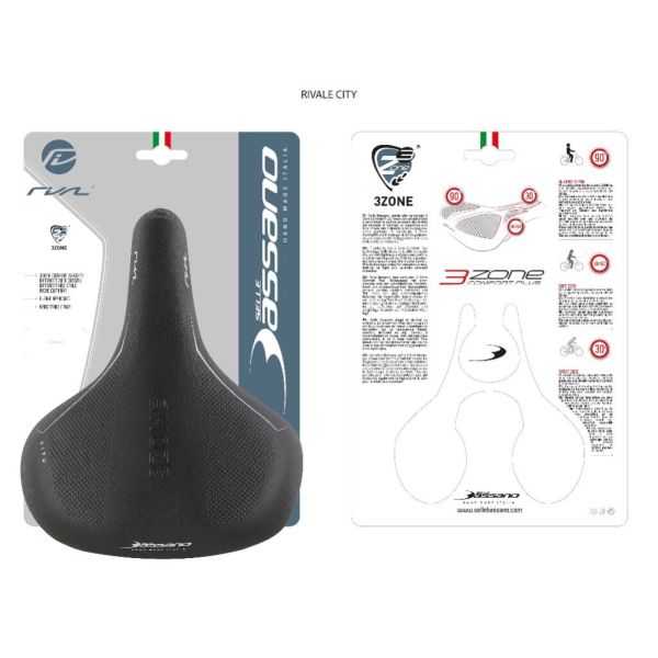 Sattel SB Volare Rivale 3zone City Black