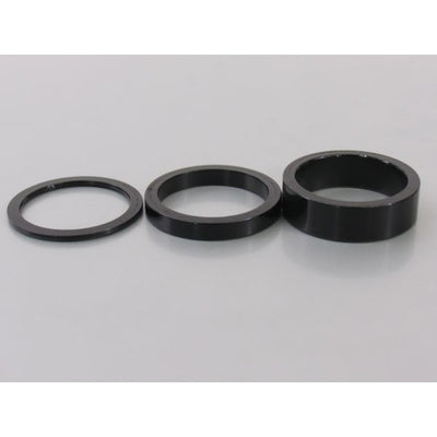 Ergotec Ball Head Spacer Set 1-1 8 (Ø28.6) 3-Stück 2 5 10 mm schwarz