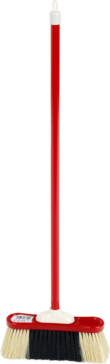 Klein Toys Pure Fresh Classic Besen – 18x5,5x61,5 cm – hochwertiger Kunststoff – rot