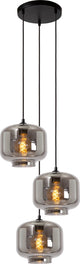Lucide medine - Hängelampe - ø 46 cm - 3xe27 - fumé