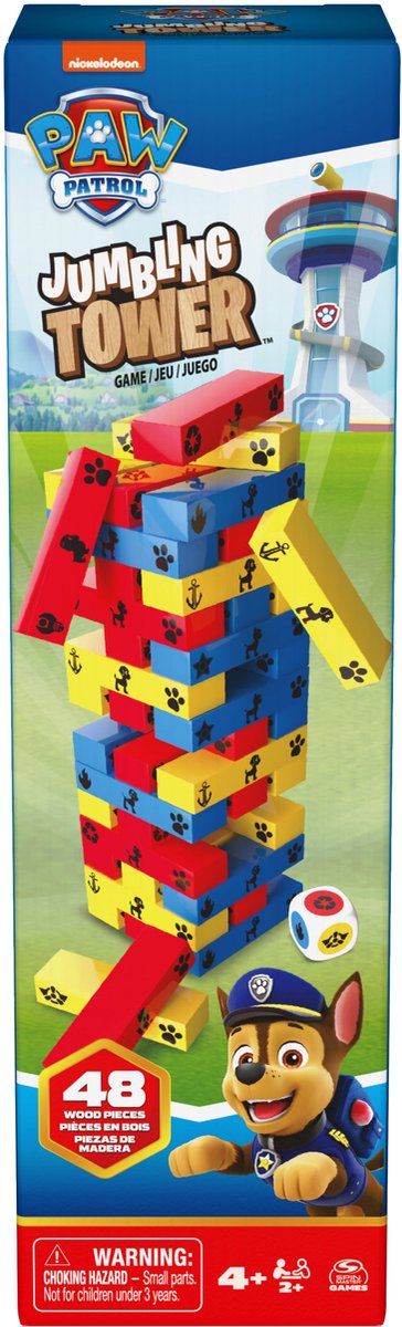 Spin Master-Spiele Paw Patrol – Jumbling Tower-Spiel – Actionspiel
