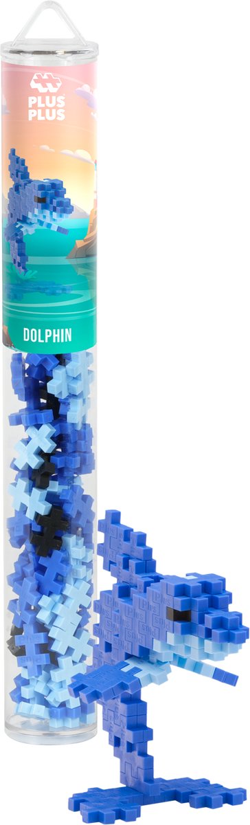 Plus Plus Plus-Plus Delfin: 100 Stück Tube (4325)