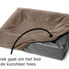 BIA -Bett Fleece -Hoes Hondmand Taupe