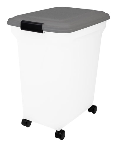 Lagerbehälter luftdicht transparent grau