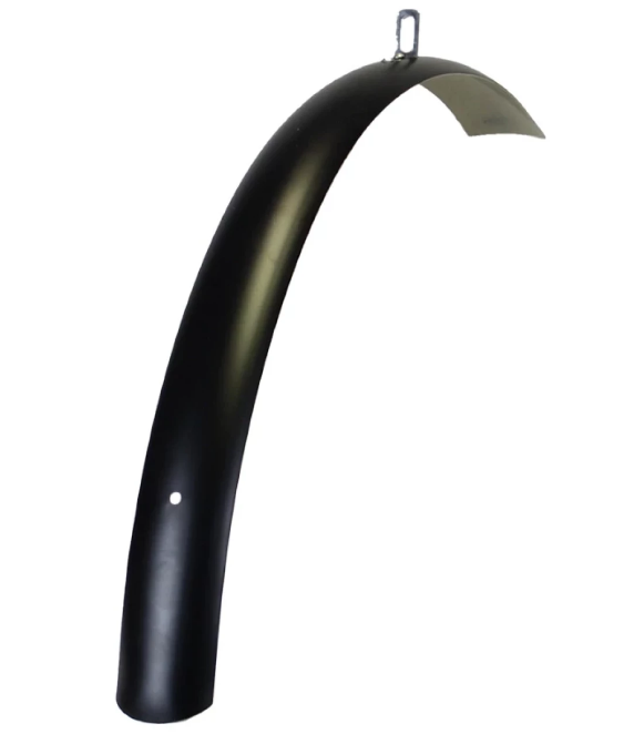 KGs Frontkotflügelset 28 Zoll 55 mm Aluminium Schwarz
