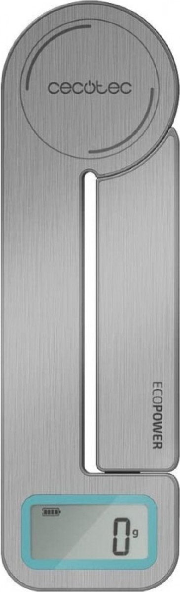 Cecotec Küchenwaage Cook Control 10100 Ecopower Compact LCD 5 kg Edelstahl