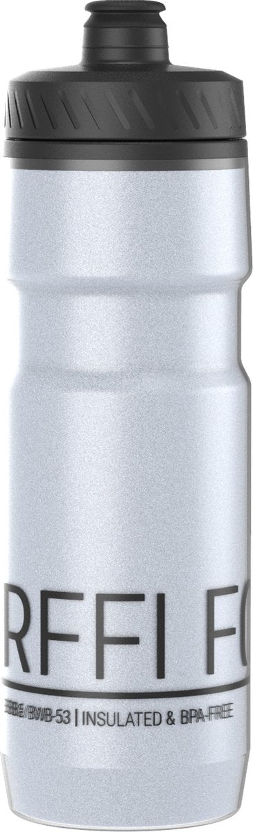 BBB Cycling Thermo Tank Reflektierende Trinkflasche Rennrad – Trinkflasche Fahrrad Thermo – Kühlwasserflasche Radfahren MTB – Wasserflasche 500 ml – Silber – BWB-53
