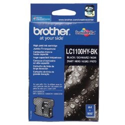Tintenpatrone Brother hc lc1100hybk schwarz 900 Seiten
