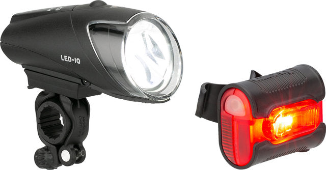 Busch Müller Beleuchtungsset Busch und Müller Ixon IQ Premium 80 Lux + Ixblack Senso Black