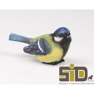 Von der Jahreszeit inspirierte Dekoration, Vogelstatue, Kohlmeise