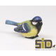 Von der Jahreszeit inspirierte Dekoration, Vogelstatue, Kohlmeise