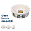 Trixie Food Bowl Katkeramik mit Drucksorti