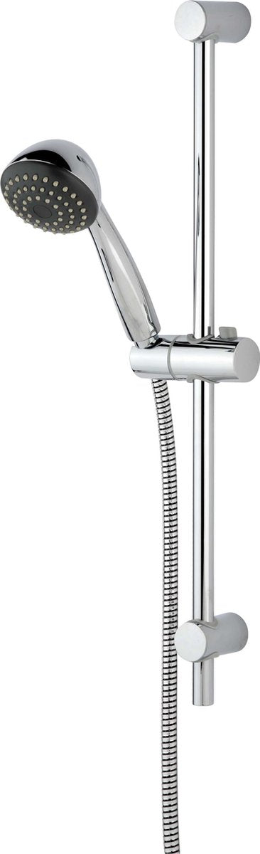 Tiger Murcia Duschset – Duschkopf ø 8,5 cm – bis zu 40 % Wasserersparnis – Chrom