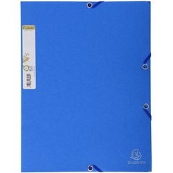 Ordner Exacompta 56982e Recyclingkarton 380g m2 A4 24x32cm Königsblau 3 Klappen