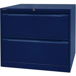 Aktenschrank Bisley df2639 Oxford blau 2 Schubladen