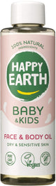 Happy Earth Baby Kids 100 % natürliches Gesichts-Körperöl – 150 ml