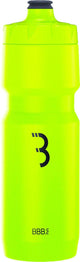 BBB Cycling Car Tank XL Trinkflasche Rennrad – Fassungsvermögen 750 ml – Fahrradtrinkflasche mit Autoclose-Ventil – Neongelb – BWB-15