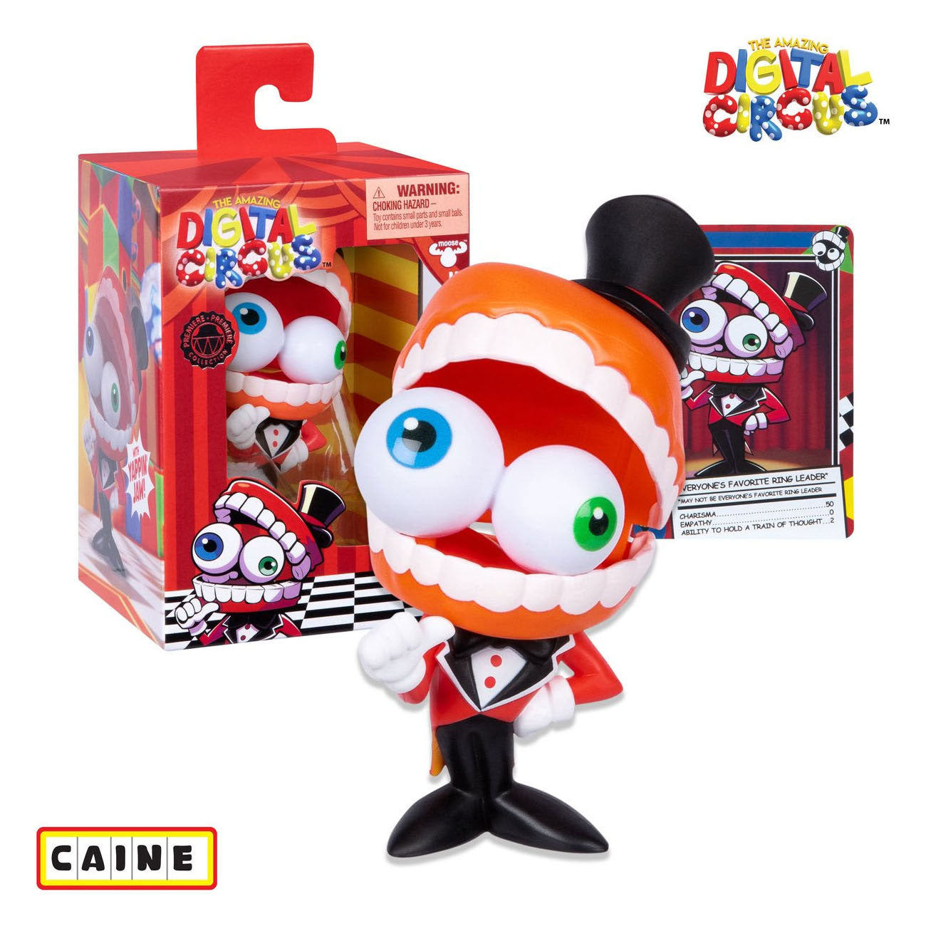 Moose spielt den erstaunlichen digitalen Zirkus – Vinylfigur Caine