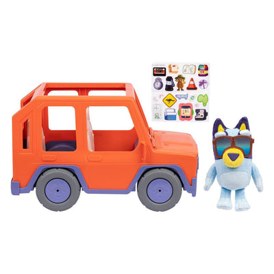 Moose Toys Bluey – Bluey Buddies Big Heeler 4WD-Spielset – inkl. plüschig blau