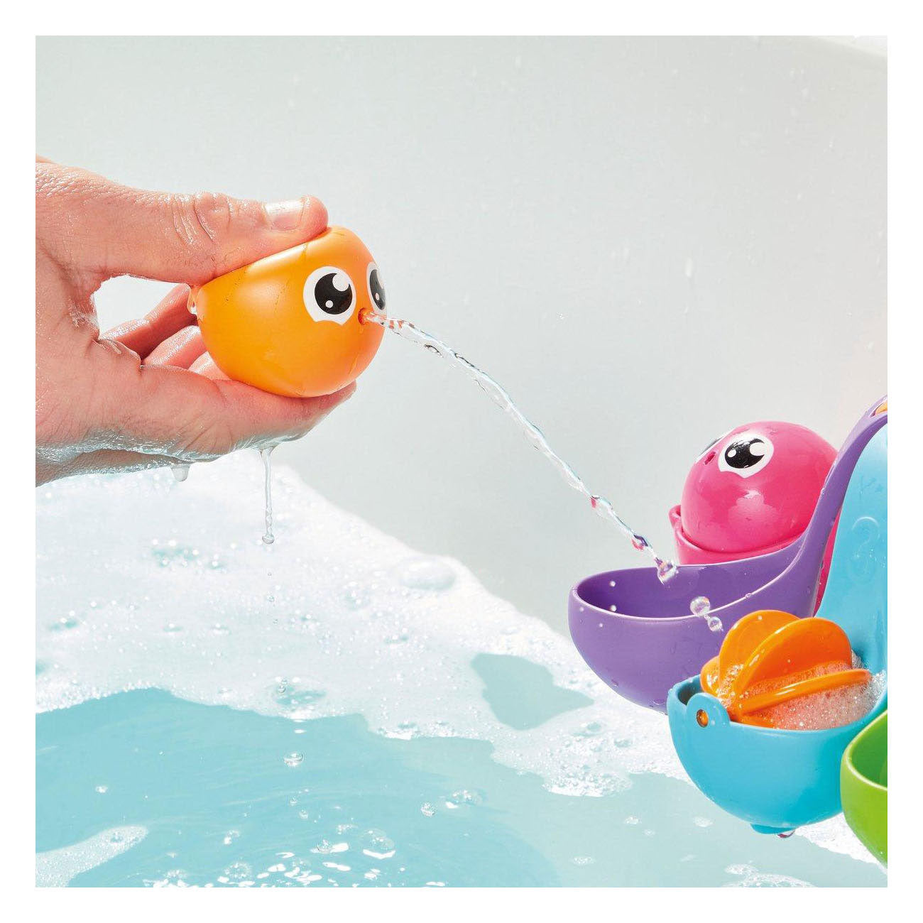 7-in-1-Aktivitätskrake für die Badewanne