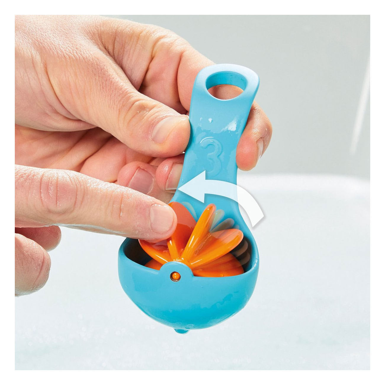 7-in-1-Aktivitätskrake für die Badewanne