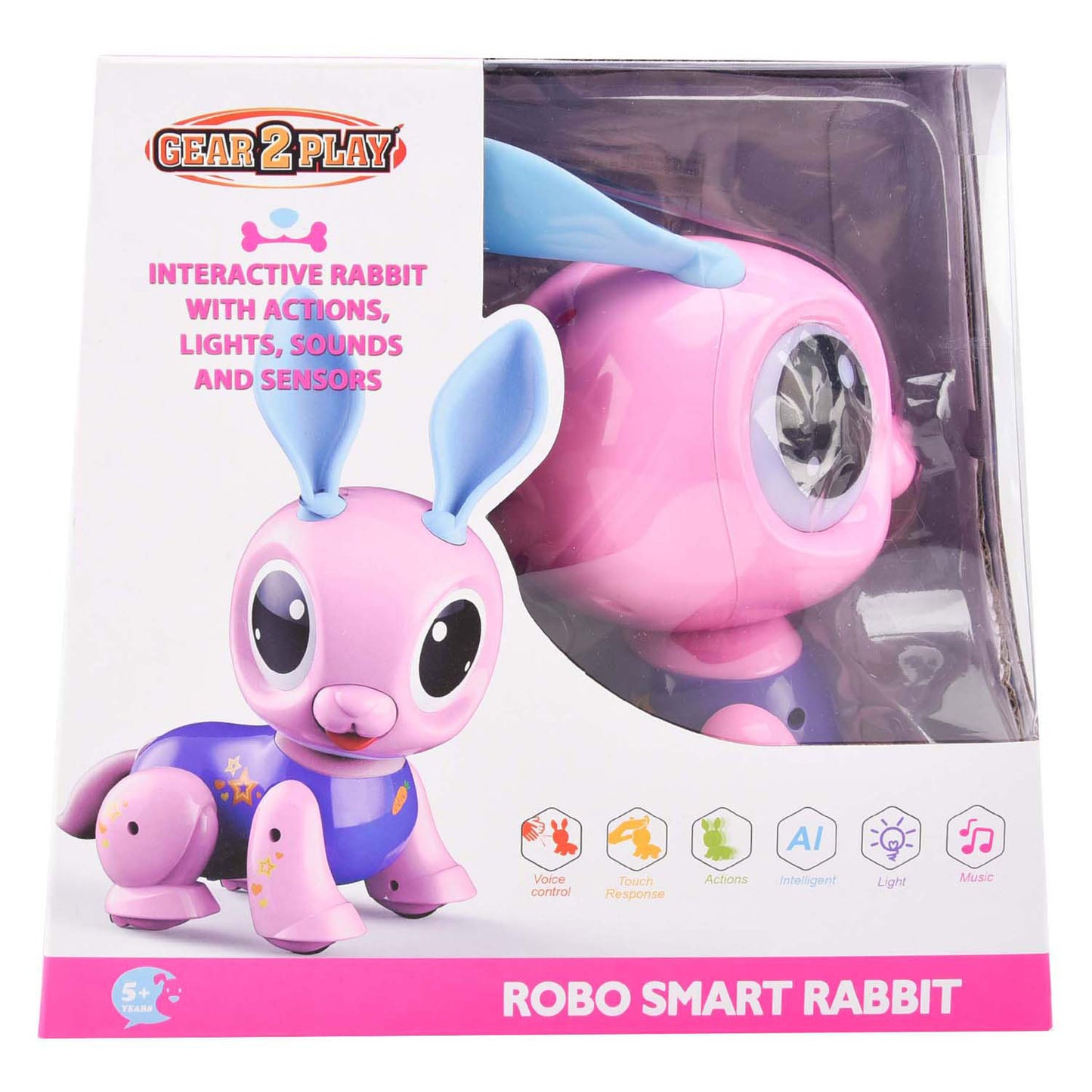 Gear2Play Gear2Play Robo Rabit Interactive Animal