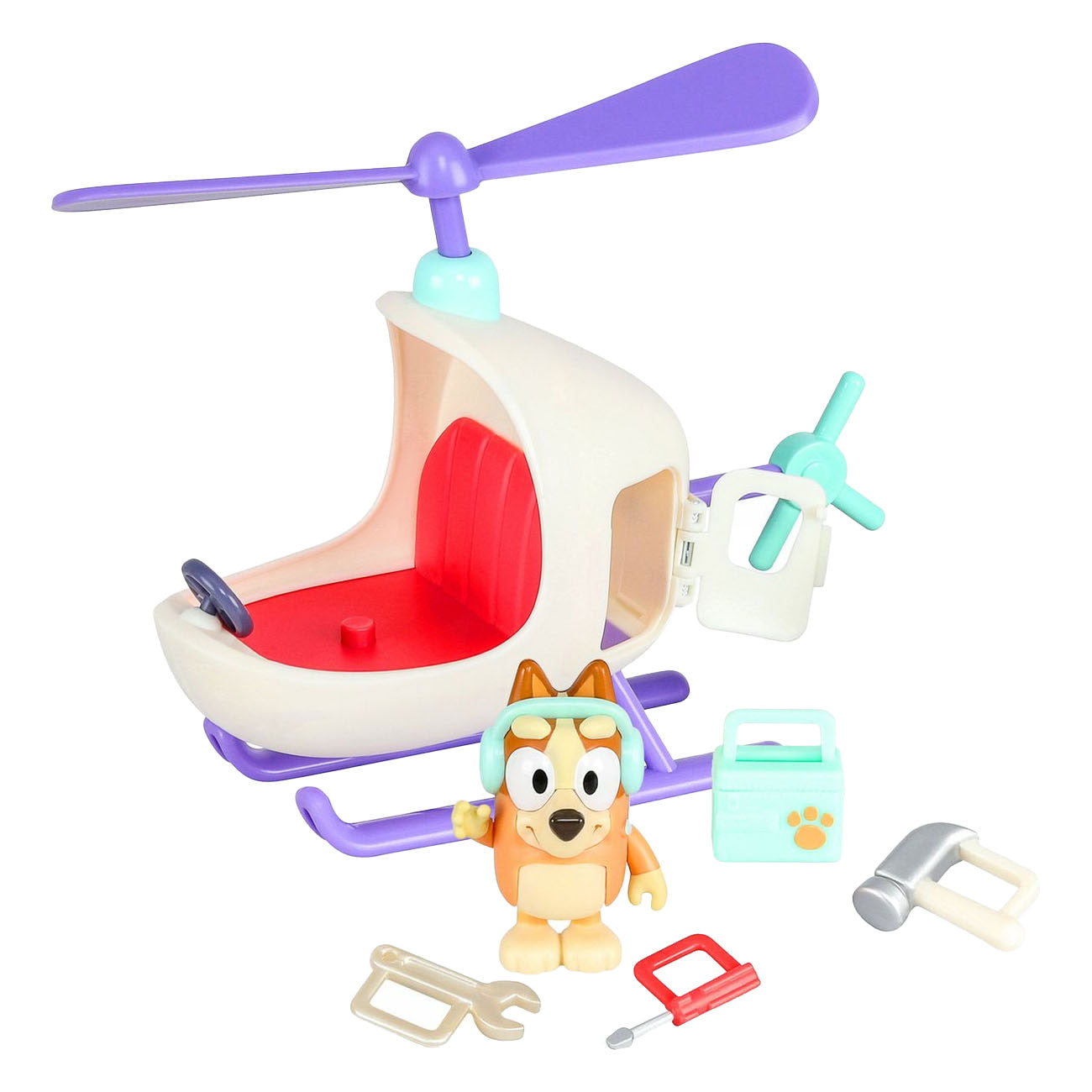 Elchspielzeug Bluey Helicopter Bingo Speel Figur