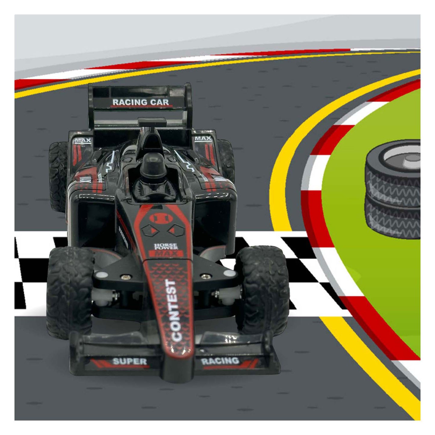 Gear2Play RC Steerable Auto Racing Team P1