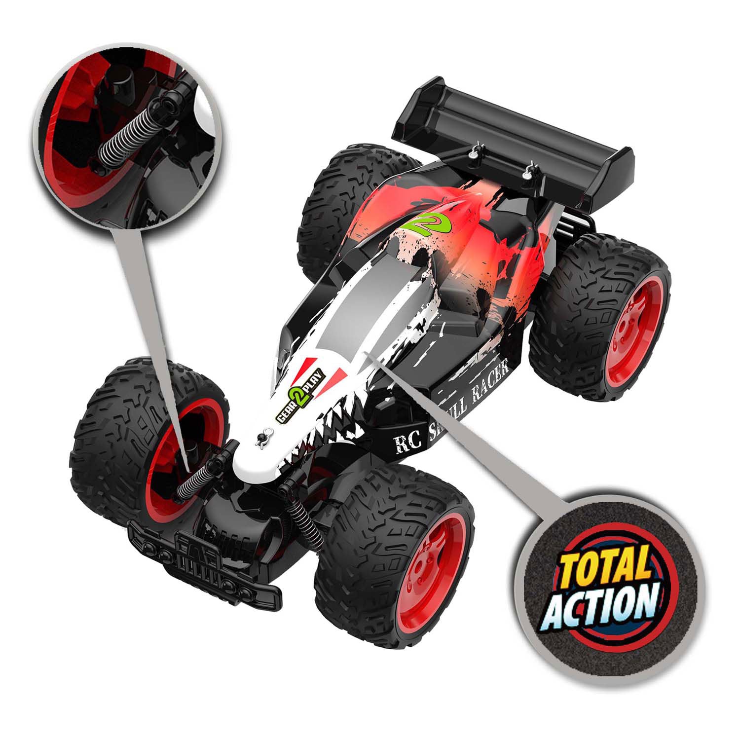 Spectron RC Skull Racer gesteuertes Auto 1:10